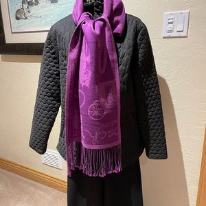 COACH Horse & Carriage Wool Scarf